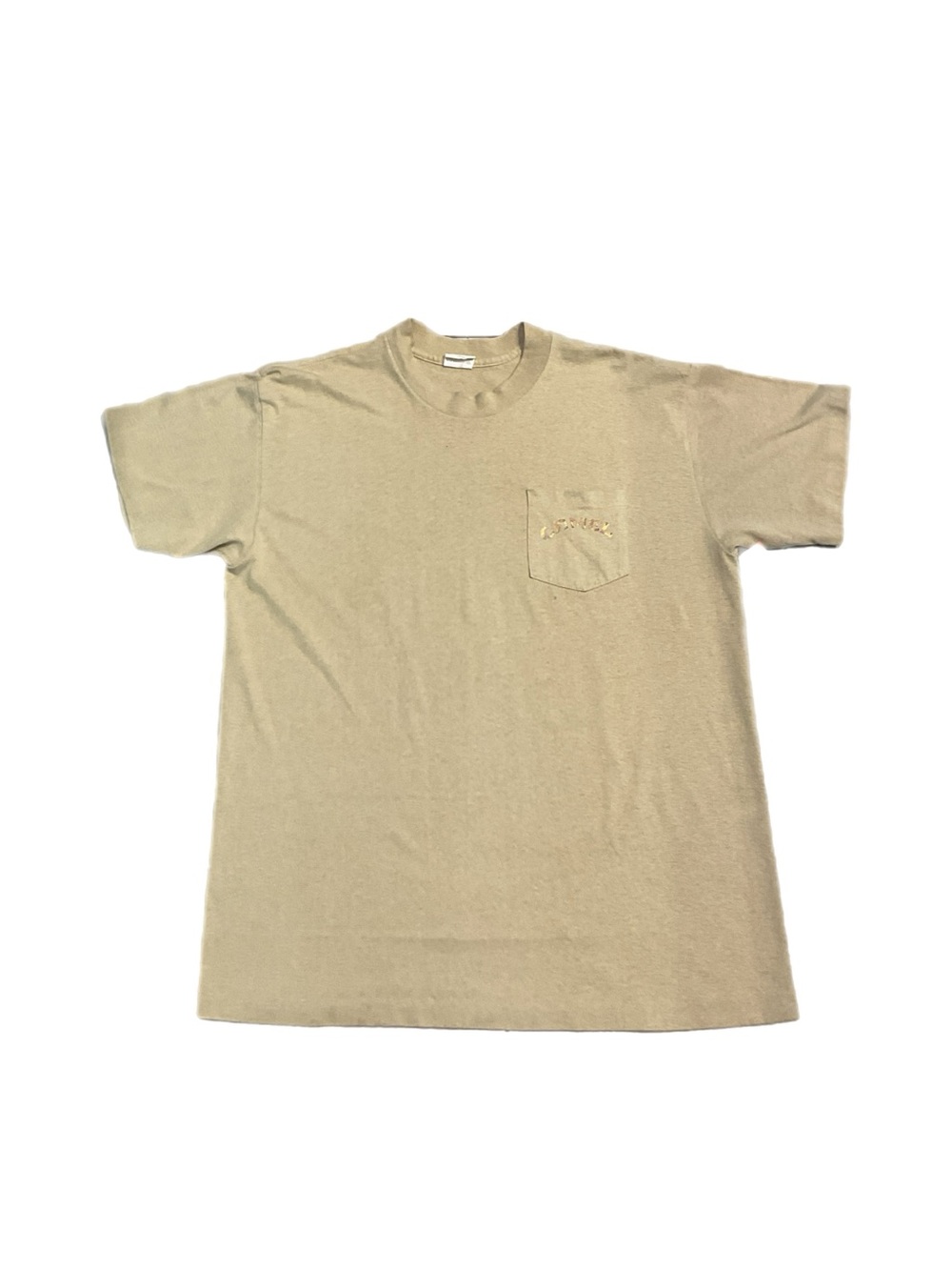 Vintage 1992 Camel Joe Camel hunting graphic pocket T-shirt.